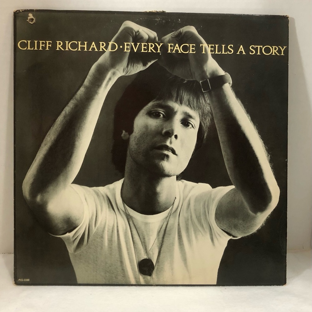 Cliff Richard–Every Face Tells A Story-1977 MCA Records Vinyl LP Album READ